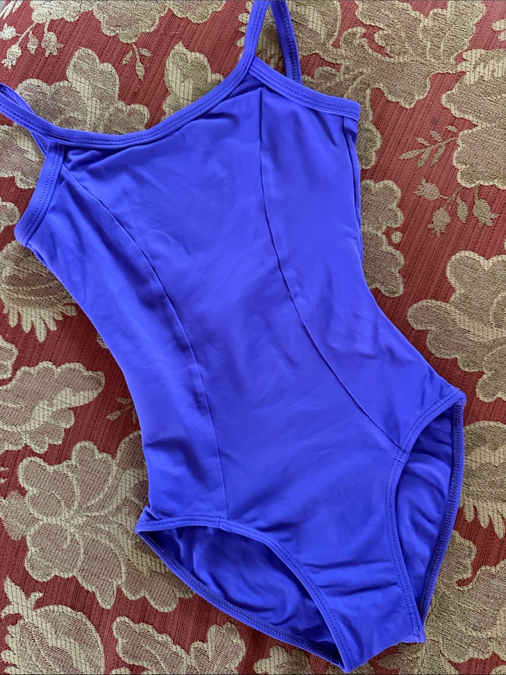 Girls' So Danca Violet Dance Camisole Leotard NWOT Size 7/8